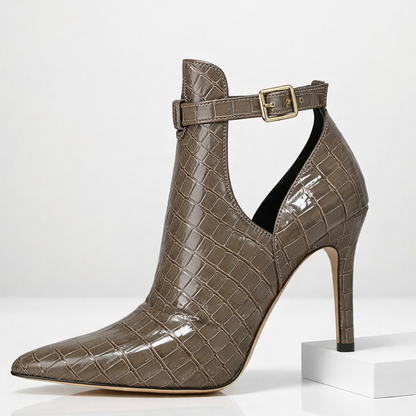 CROIXETTE — Croc-Embossed Stilettos