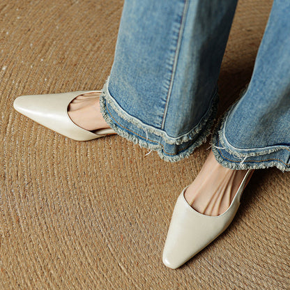 Lysara - Leather Elegance Pumps