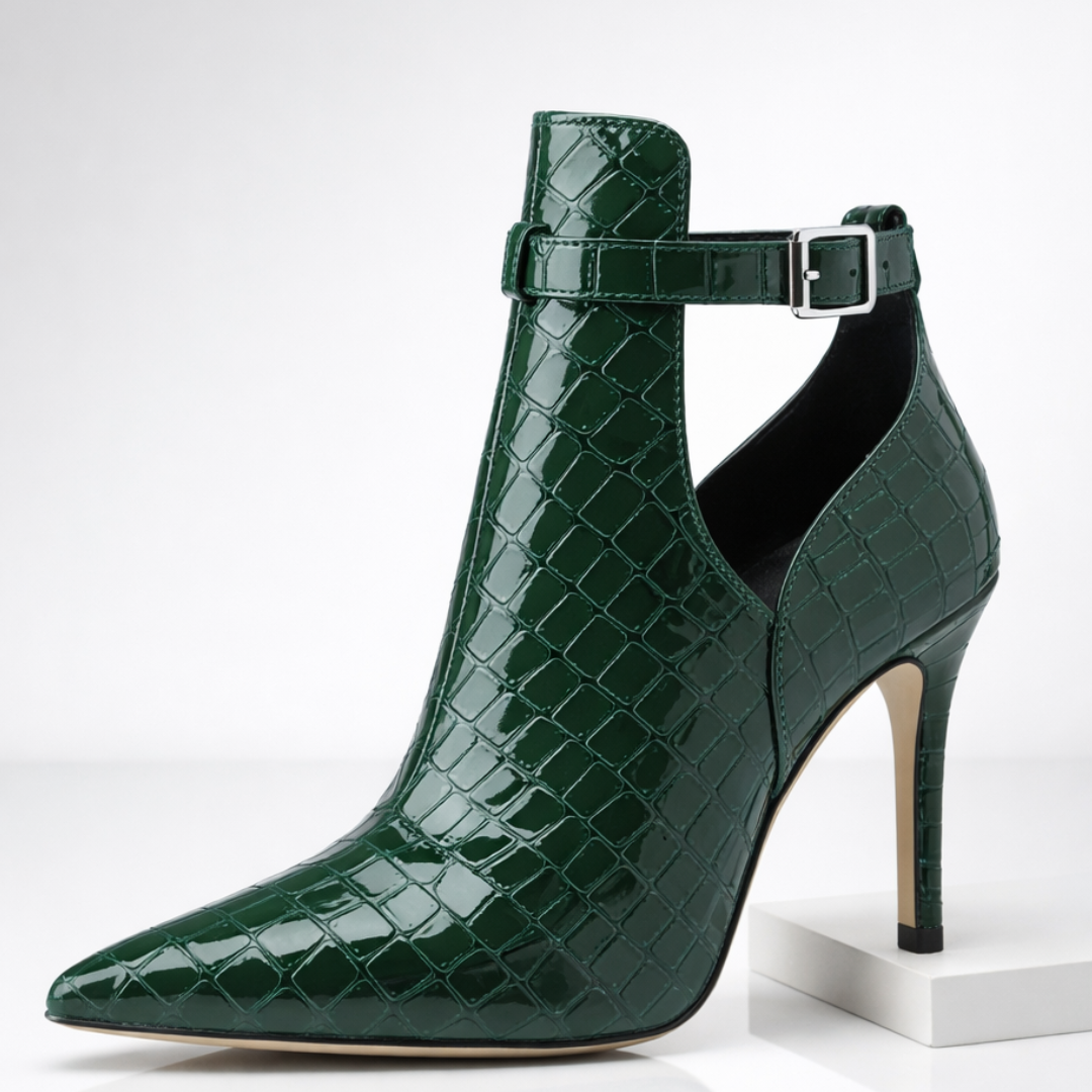 CROIXETTE — Croc-Embossed Stilettos