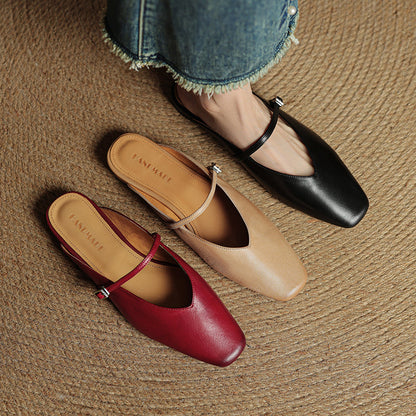 Aurelia Grace Leather Loafers