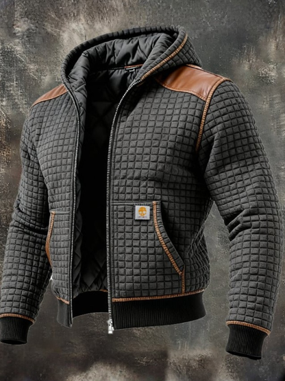 CALISTON — Quilted Collar Jacket