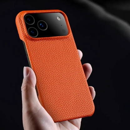 CALIBRA — Leather iPhone 17 Case