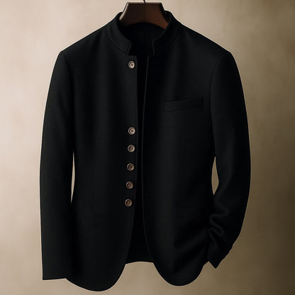 CARMINE — Stand-Collar Wool Jacket