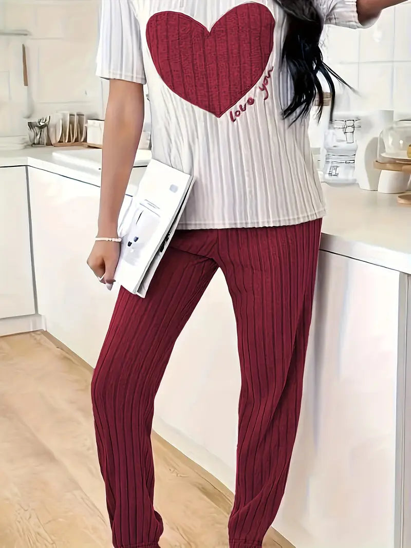 SERENITA — Ribbed Loungewear Ensemble