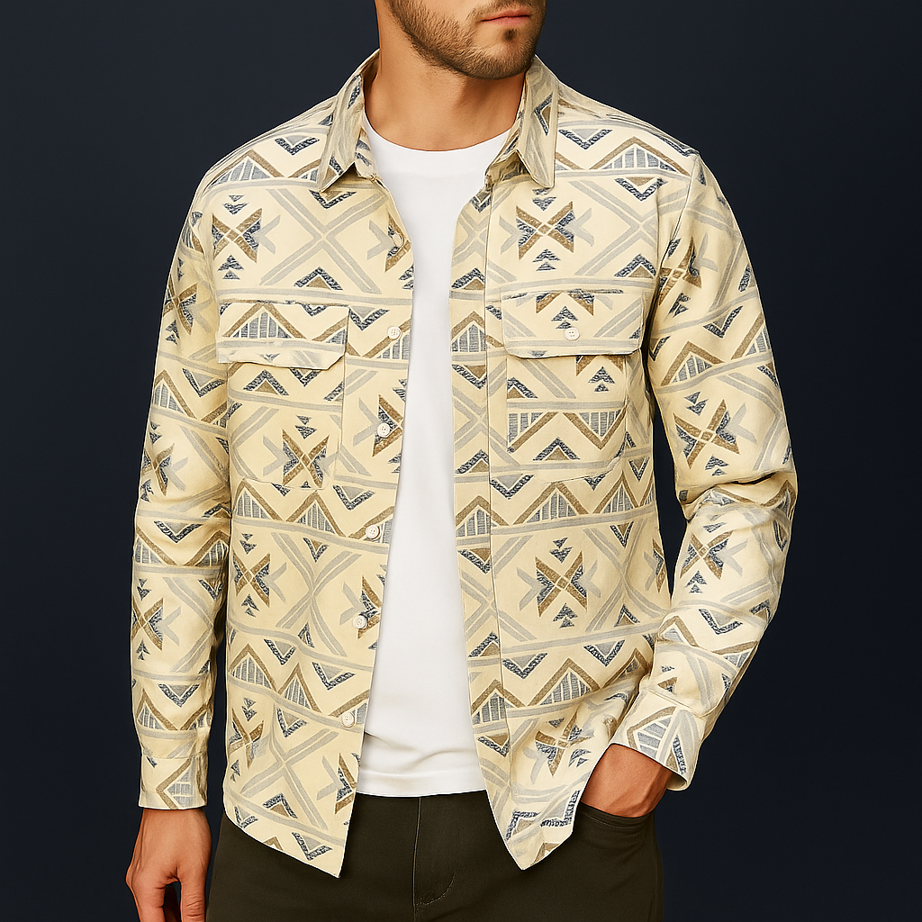 Luminara — Long-Sleeve Cotton Shirt