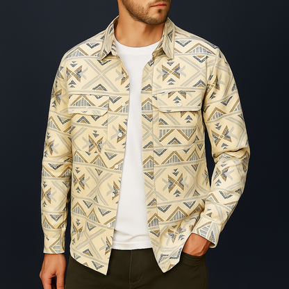 Luminara — Long-Sleeve Cotton Shirt
