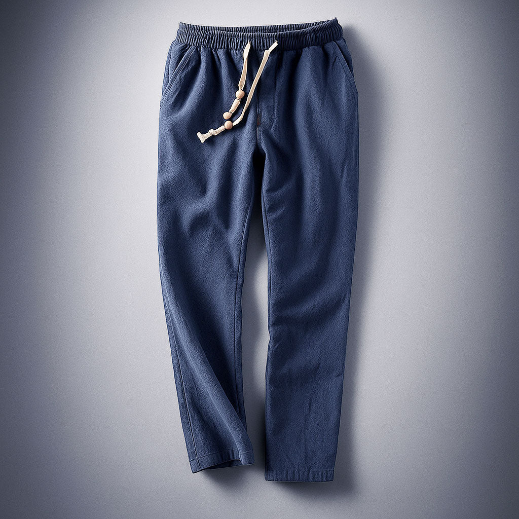 CASSIAN — Cotton Drawstring Trousers
