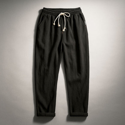 CASSIAN — Cotton Drawstring Trousers