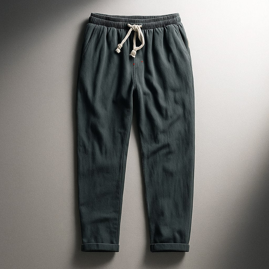 CASSIAN — Cotton Drawstring Trousers