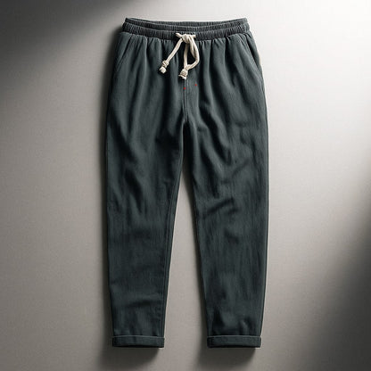 CASSIAN — Cotton Drawstring Trousers