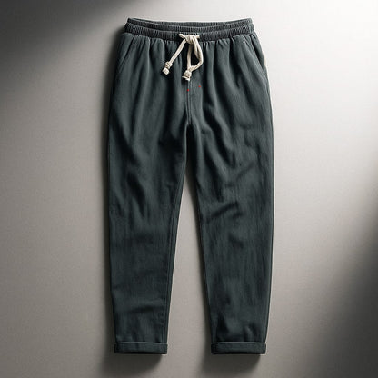 CASSIAN — Cotton Drawstring Trousers