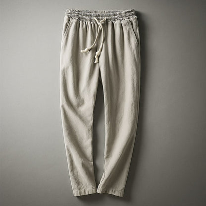 CASSIAN — Cotton Drawstring Trousers