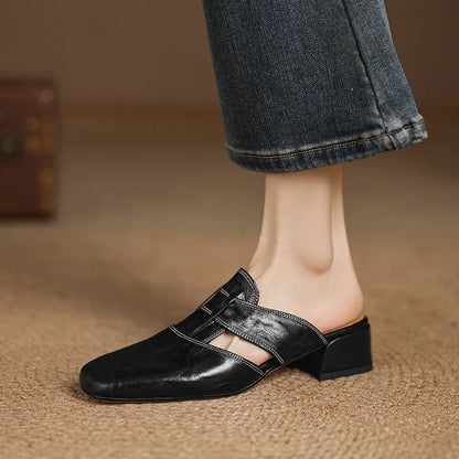 CALIANE — Genuine Leather Mules