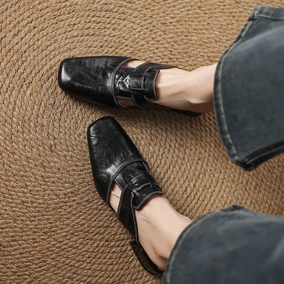 CALIANE — Genuine Leather Mules
