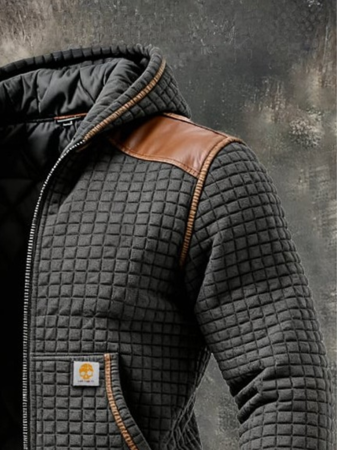 CALISTON — Quilted Collar Jacket