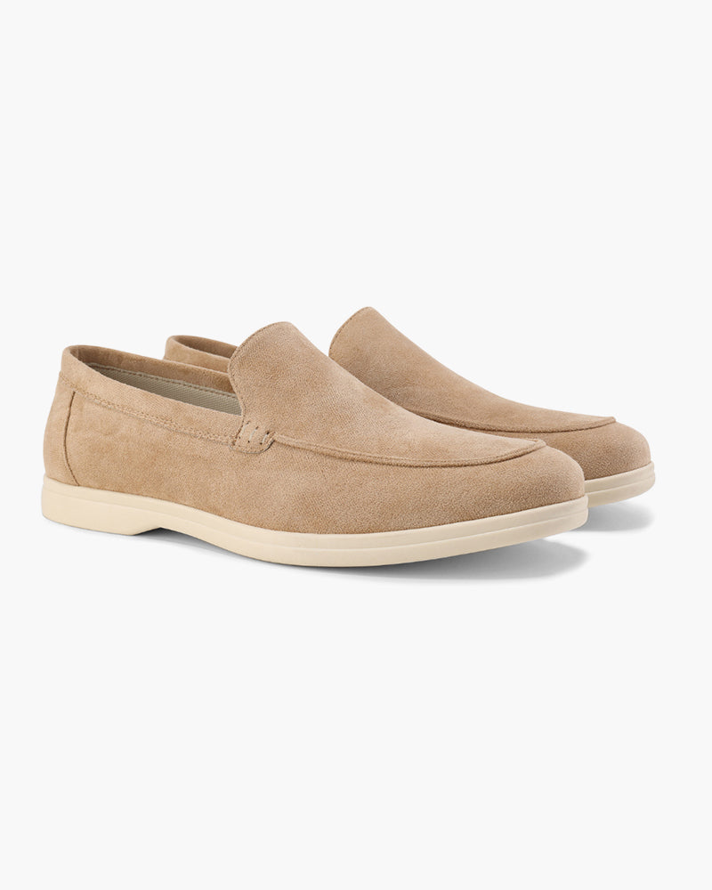 SOVARO — Men's Suede Slip-On Loafers