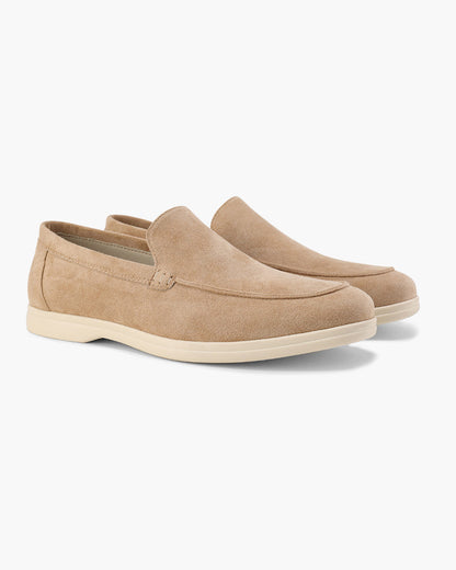 SOVARO — Men's Suede Slip-On Loafers