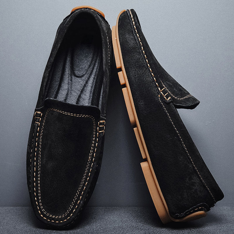 Velvise Suede Moccasins