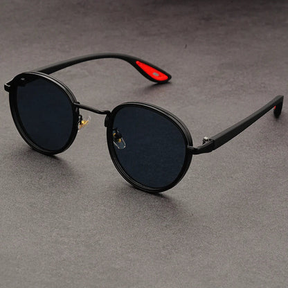 AURIC HALO — Round-Lens Sunglasses