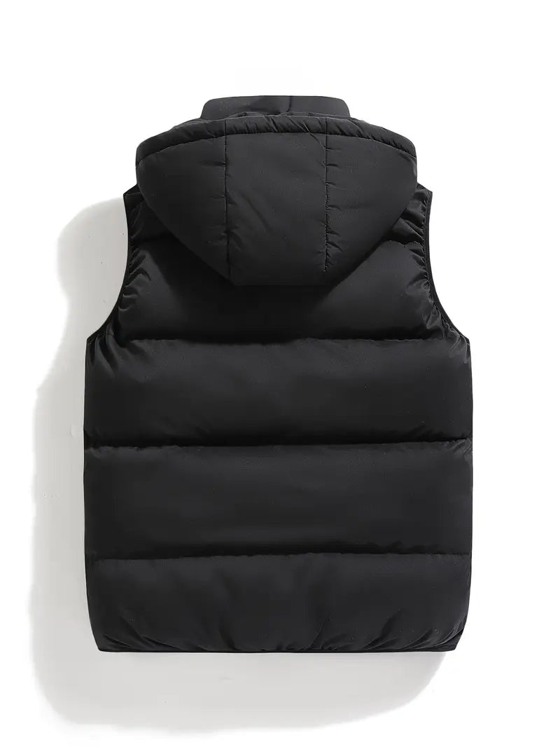 AURÉLIS — Hooded Puffer Vest