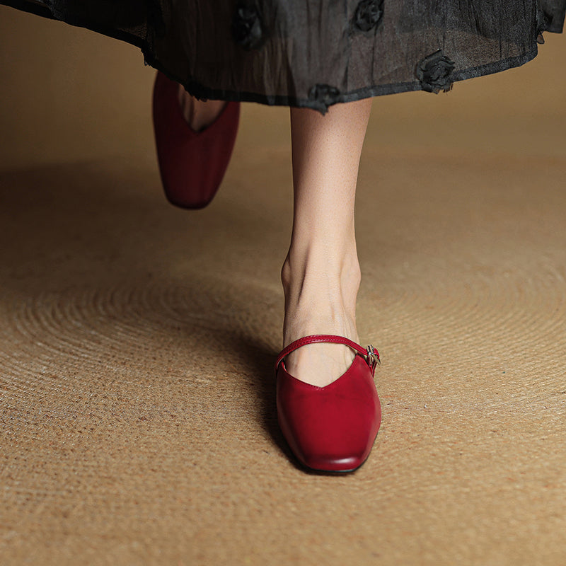 Aurelia Grace Leather Loafers