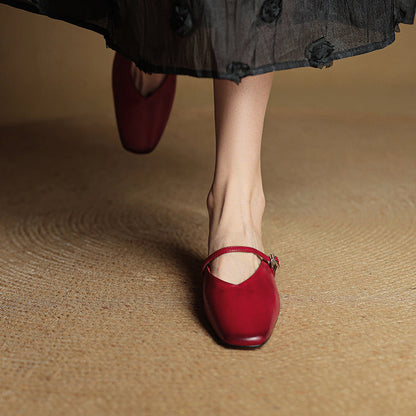 Aurelia Grace Leather Loafers
