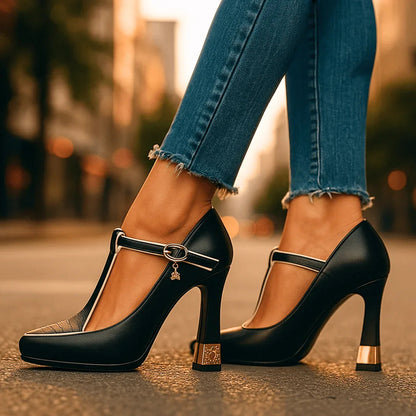 AURELIA — Vegan Leather Heels
