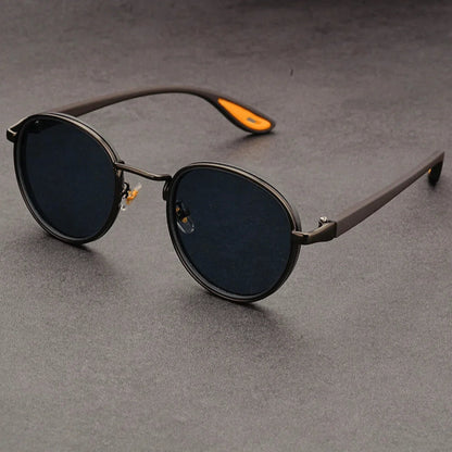 AURIC HALO — Round-Lens Sunglasses