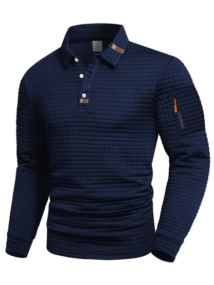 MARQUET — Waffle Weave Polo