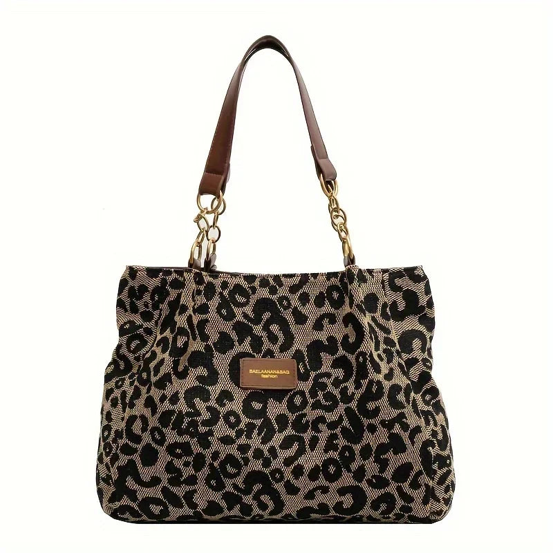 FELINE GRACE — Leopard Charm Tote