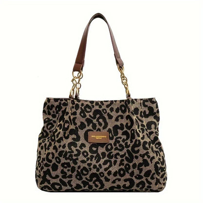 FELINE GRACE — Leopard Charm Tote
