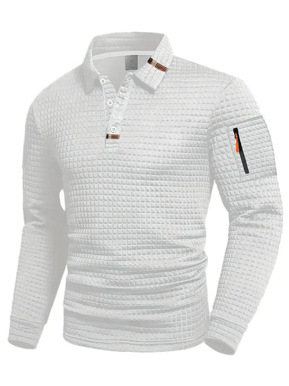 MARQUET — Waffle Weave Polo