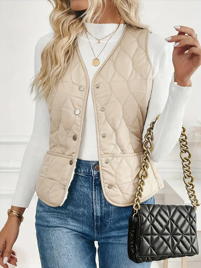 MIRANO — Quilted Elegance Vest