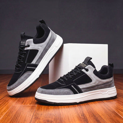 RAVENO — Genuine Leather Slip-On Sneakers