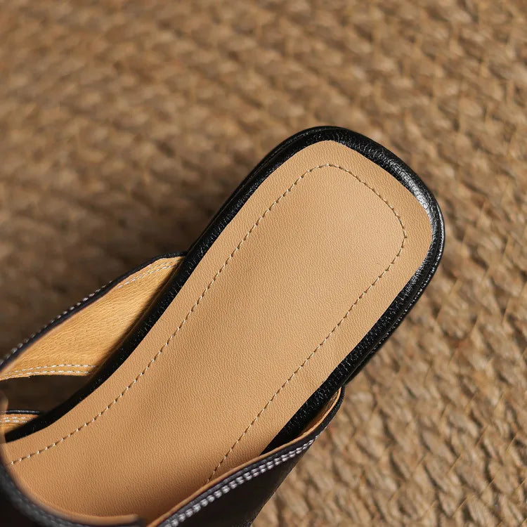 CALIANE — Genuine Leather Mules