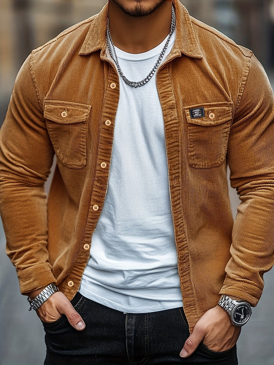 Velvao — Ribbed Velvet Shirt