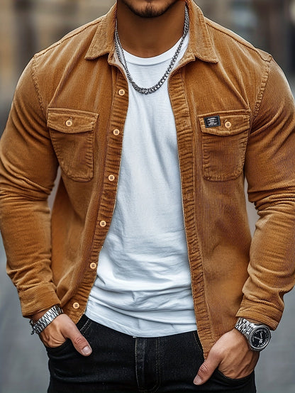 Velvao — Ribbed Velvet Shirt