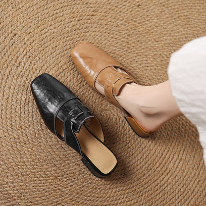CALIANE — Genuine Leather Mules