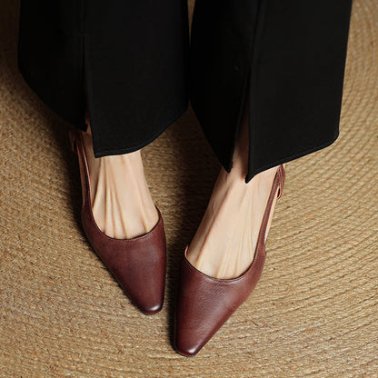 Lysara - Leather Elegance Pumps