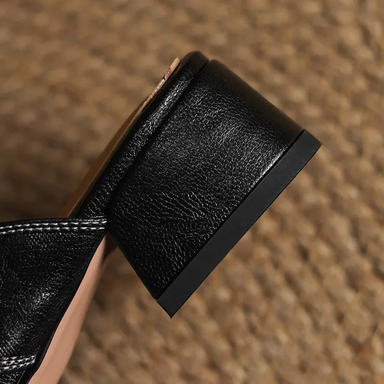 CALIANE — Genuine Leather Mules
