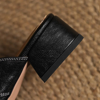 CALIANE — Genuine Leather Mules