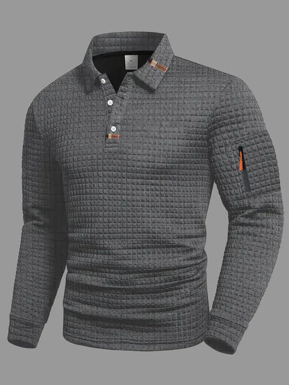 MARQUET — Waffle Weave Polo