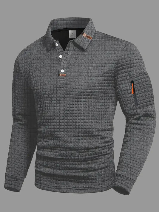MARQUET — Waffle Weave Polo