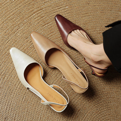 Lysara - Leather Elegance Pumps