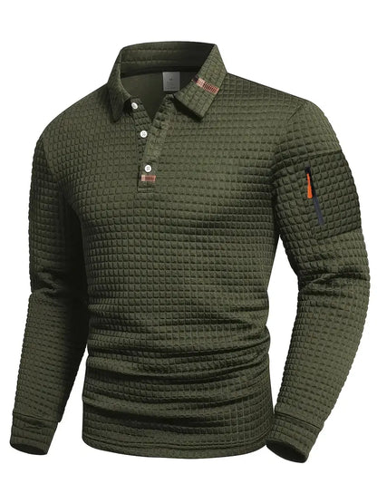 MARQUET — Waffle Weave Polo