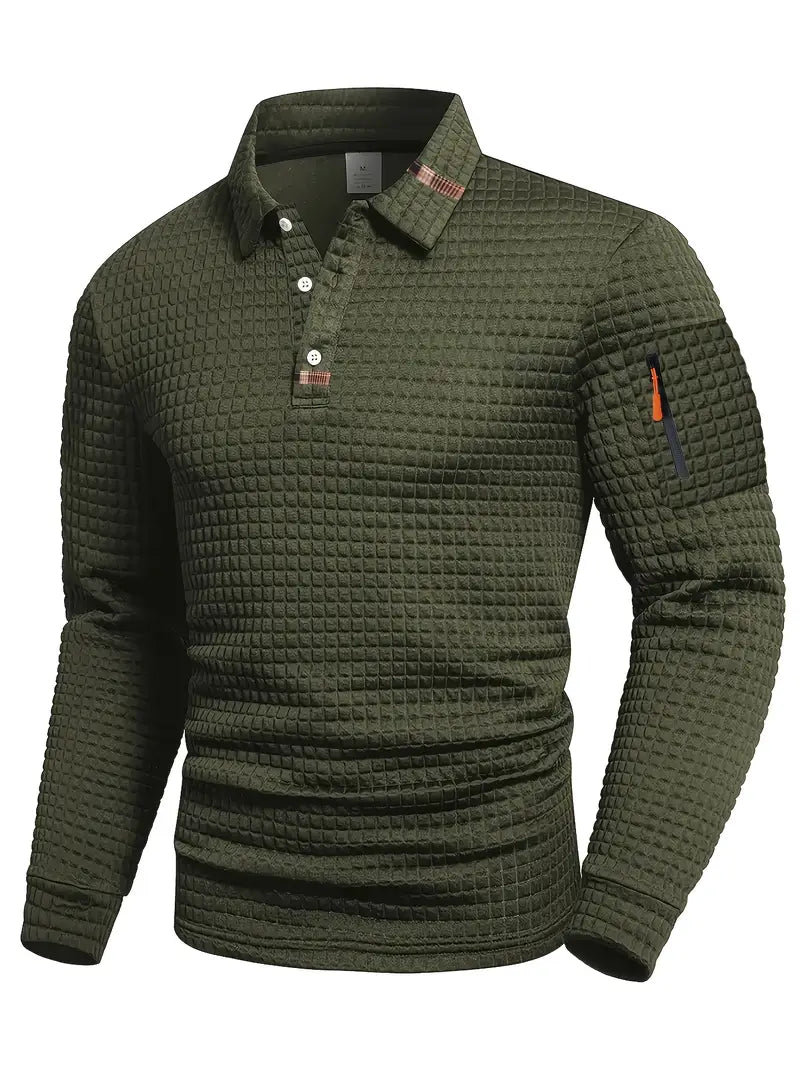 MARQUET — Waffle Weave Polo