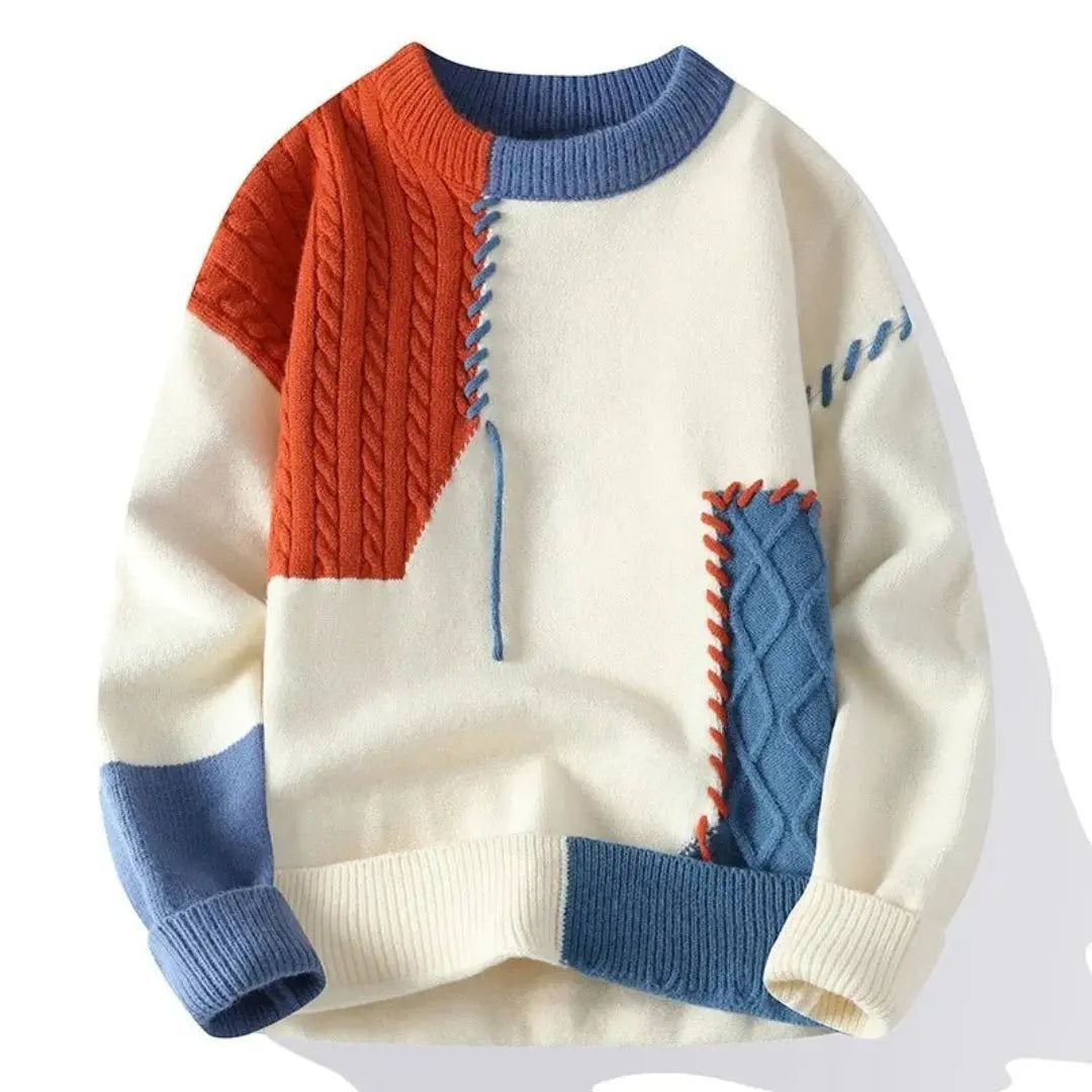 Apollo Patchwork Vanguard Sweater Artisio