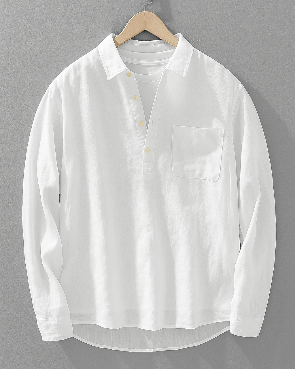 Kyoto Linen Popover Shirt