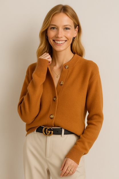 AURELIE — Cashmere Blend Cardigan