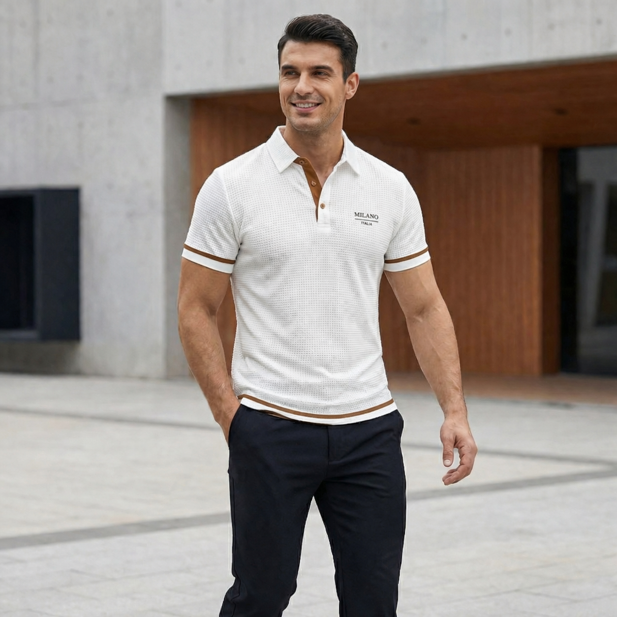 MAVARO — Men's Milano Polo Shirt